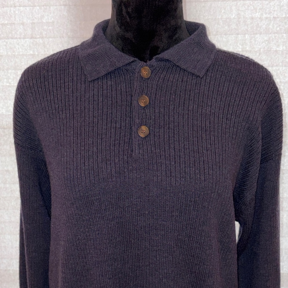 Giorgio Armani Collared Knit Sweater
